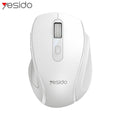 Souris sans Fil Yesido KB45 avec 6 Boutons Blanc